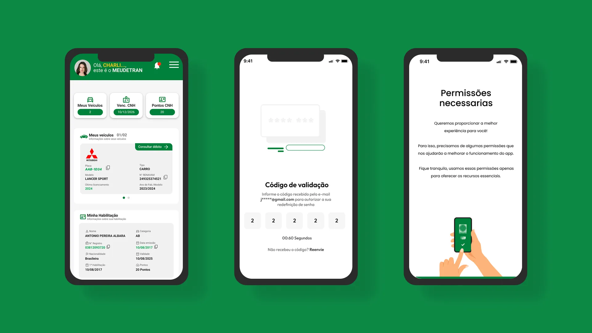 Aplicação da priorização de serviços e simplificação da navegação