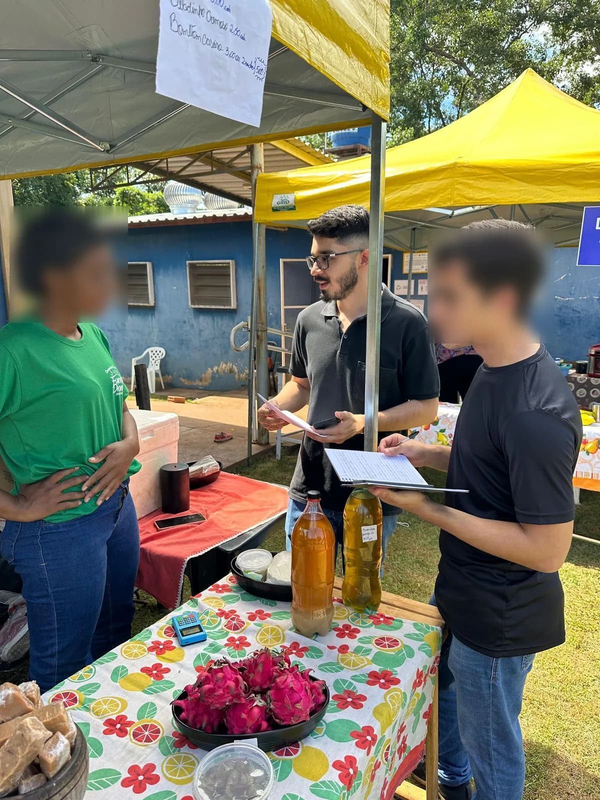 Teste de usabilidade do projeto Mercado Solidário